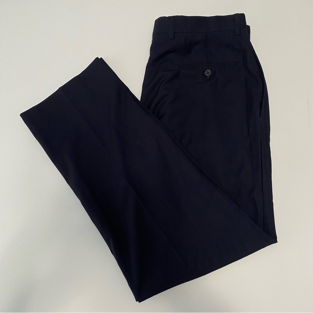 Vintage Ralph Lauren Black Slacks Womens 34x30 Capsule Minimalist Office